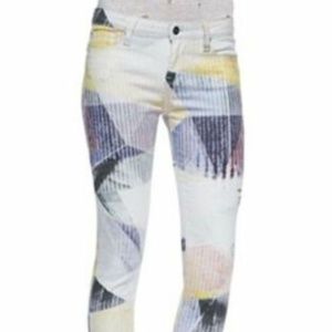 IRO JEANS Amaya PRISM Print SLIM Skinny GEOMETRIC